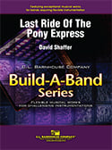 Last Ride of the Pony Express Concert Band sheet music cover Thumbnail